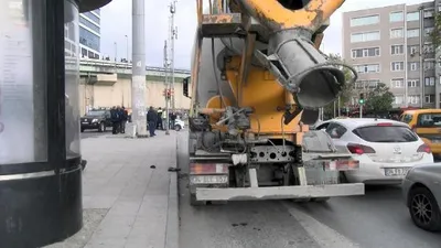 İstanbul'da beton mikseri dehşeti