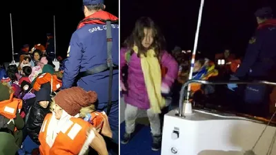 Çanakkale'de 39'u çocuk 62 kaçak yakalandı
