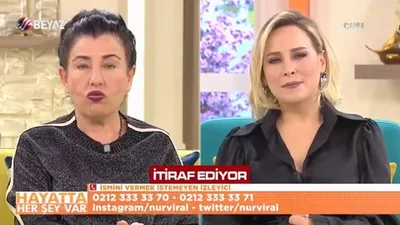 Canlı yayında mide bulandıran itiraf