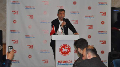 Çekmeköy'de DP'nin adayı Hüseyin Avni Sipahi'den gövde gösterisi