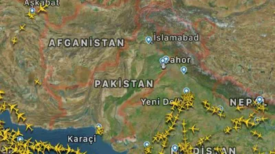 Pakistan hava sahasına sessizlik hakim