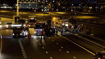 Hollanda'da otoyol bir Türk için kapatıldı