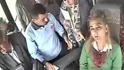 Halk otobüsünde panik anları