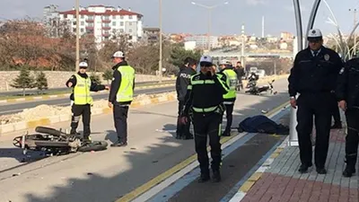 Kahreden tesadüf ! Acı gerçeği kaza yerinde öğrendi