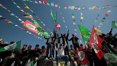 İzmir'de PKK sloganları atıldı