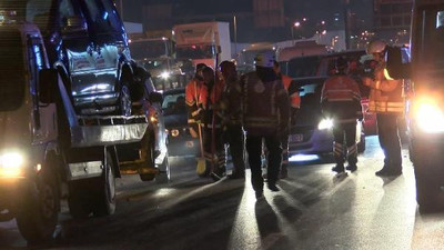 Zeytinburnu'nda peş peşe kaza: Yaralılar var