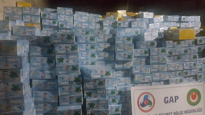 25 ton kaçak nargile tütünü ele geçirildi