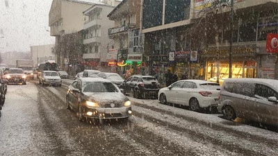 O ilimizde nisan ayında kar yağdı