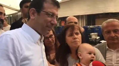Semt pazarında keyifli diyalog: ''Alooo İmamoğlu sen misin ?''