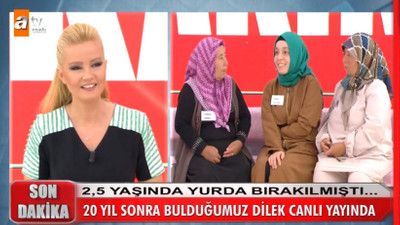 Müge Anlı’da yaşanan mucizevi buluşma