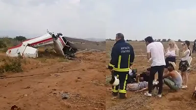 Antalya'da uçak düştü: 2 ölü, 1 yaralı