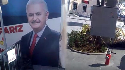 Cami elektriğiyle Binali Yıldırım propagandası