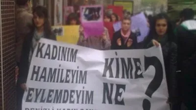 Hamile kadına polis tekmesi davasında karar !