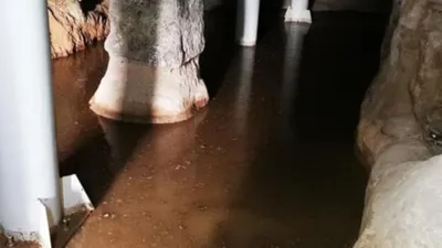 Kapadokya'da yeraltı şehrini su bastı