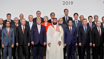 G20 Liderler Zirvesi başladı ! Erdoğan ile Trump yan yana