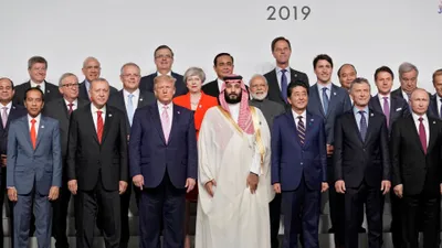 G20 Liderler Zirvesi başladı ! Erdoğan ile Trump yan yana
