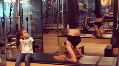 Şeyma Subaşı'dan pilates şov !
