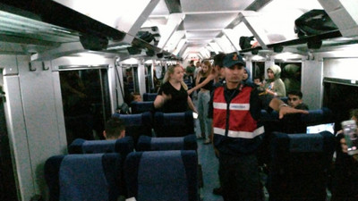 Trene evcil hayvanıyla binen kadın ortalığı karıştırdı