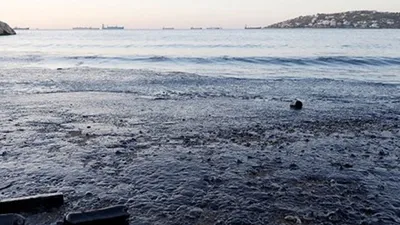 Binlerce litre akaryakıt denize döküldü