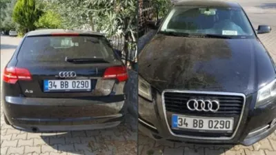 İBB'nin kiralık aracı yazlık beldede çıktı