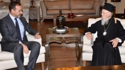 Patrikten MHP'li başkana ziyaret