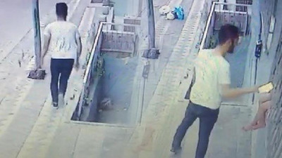 Camdaki hırsızlık anı kamerada