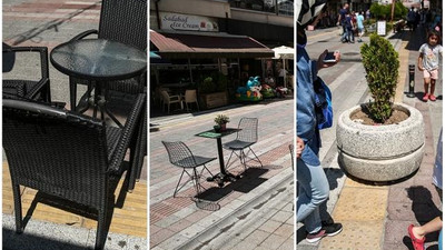 Görme engelli yollarını böyle işgal ettiler