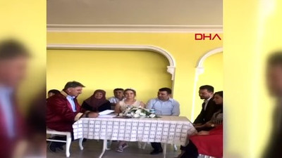 Depreme nikahta yakalandılar