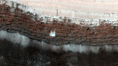 Mars'ta devasa çığ izi bulundu