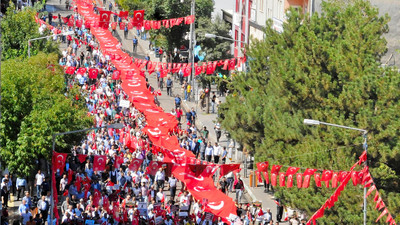 Binlerce kişi PKK'ya lanet mitinglerinde sokağa döküldü