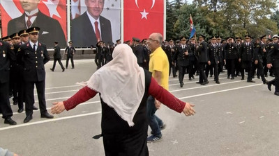 Askerlerin yemin törenine damga vuran anlar