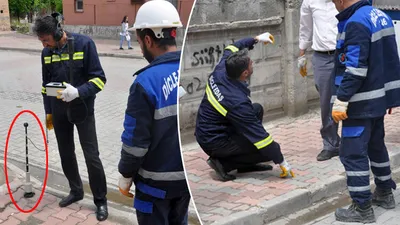 Elektrik kesintisine bakarken kaçak hat buldular !