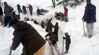 100 kişinin öldüğü çığ felaketinde mucize kurtuluş