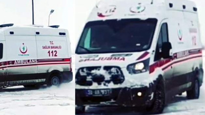 Ambulansla drift rezaleti kamerada!