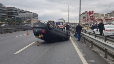 İstanbul E-5'te makas dehşeti ! Metrelerce sürüklendi