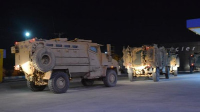 Suriye sınırına gece yarısı askeri sevkiyat
