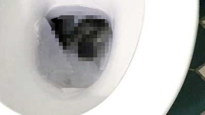Klozet kapağını açınca gözlerine inanamadı