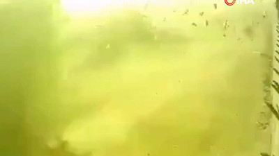 176 kişiye mezar olan uçağın patlama anı görüntüleri
