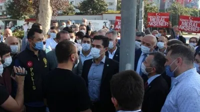 İYİ Partililere polis engeli