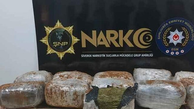Şanlıurfa'da 72 kilogram esrar ele geçirildi