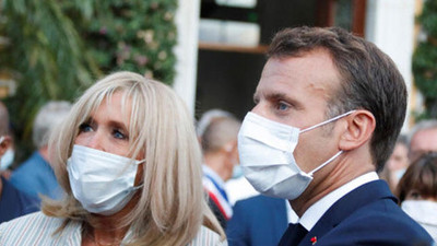 Macronun eşi kendisini karantinaya aldı