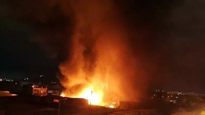 Ankara'da büyük yangın! 2 fabrikayı yaktı