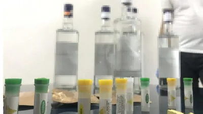Tek bir evden 3 bin 230 litre sahte içki çıktı