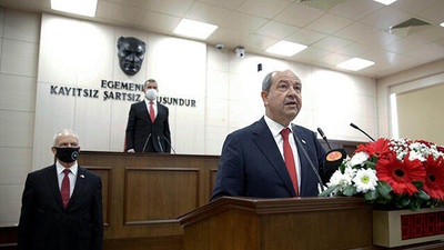 KKTC'de Cumhurbaşkanı Tatar görevine başladı!