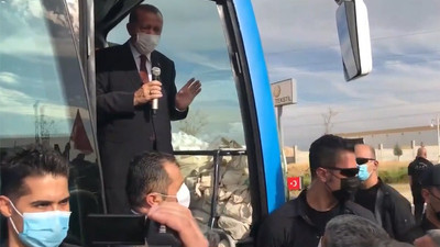 Vatandaş: ''İşsiziz ekmek götüremiyoruz'', Erdoğan: ''Bana abartılı geldi''