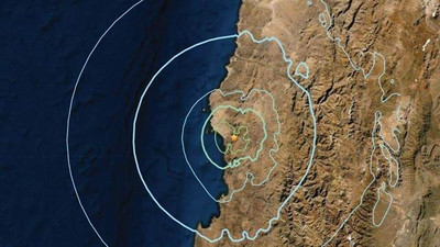 Şili'de 5.8 büyüklüğünde deprem!