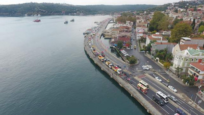 Sarıyer'de Karada ve denizde Cumhuriyet Korteji