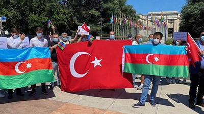 Ermenistan'ın saldırıları protesto edildi