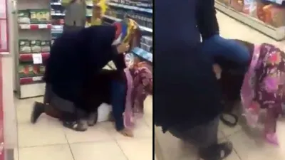 Markette düdüklü tencere kavgası! 