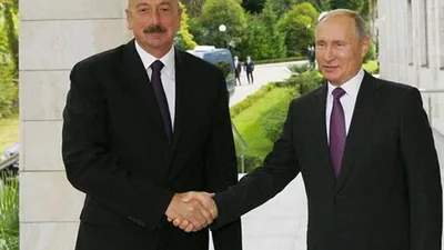 Aliyev ve Rusya Devlet Başkanı Putin görüştü